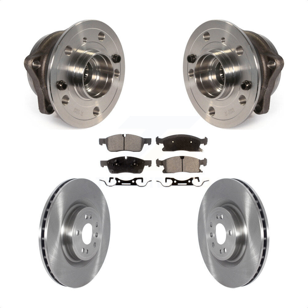 Kit de plaquettes de Rotor de frein à disque, roulement de moyeu avant, pour Mercedes-Benz GL350 GLE400 GLS45