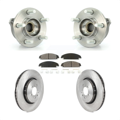 Ensemble de roulements de moyeu avant, Rotors et plaquettes de frein à disque, Kit pour Dodge Charger