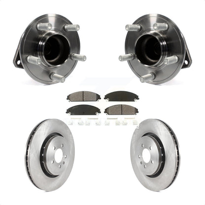 Kit de plaquettes de Rotor de frein, roulement de moyeu avant, pour Dodge Charger RWD 2015 – 2018 avec 5.7