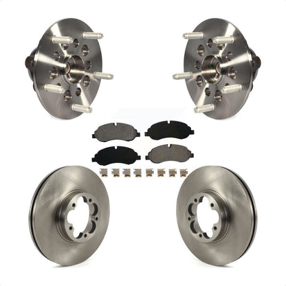 Ensemble de roulement de moyeu avant, Rotor de frein à disque et Kit de plaquettes pour Ford Transit-350 H