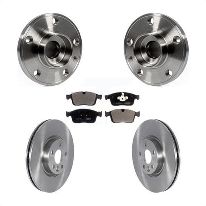 Kit de rotors de frein à disque et de plaquettes en céramique, ensemble de roulements de moyeu avant pour Volvo XC6