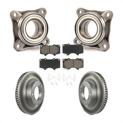 Kit de Rotor et plaquettes de frein revêtus de roulement de roue avant, pour Toyota 4Runner Lexus GX46