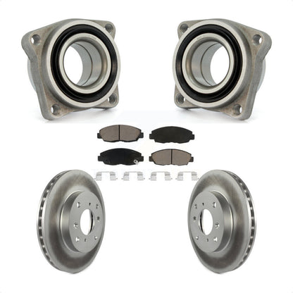 Kit de plaquettes de Rotor de frein à disque enduit de roulement de roue avant pour Acura CL 2.3 de 1998 à 1999
