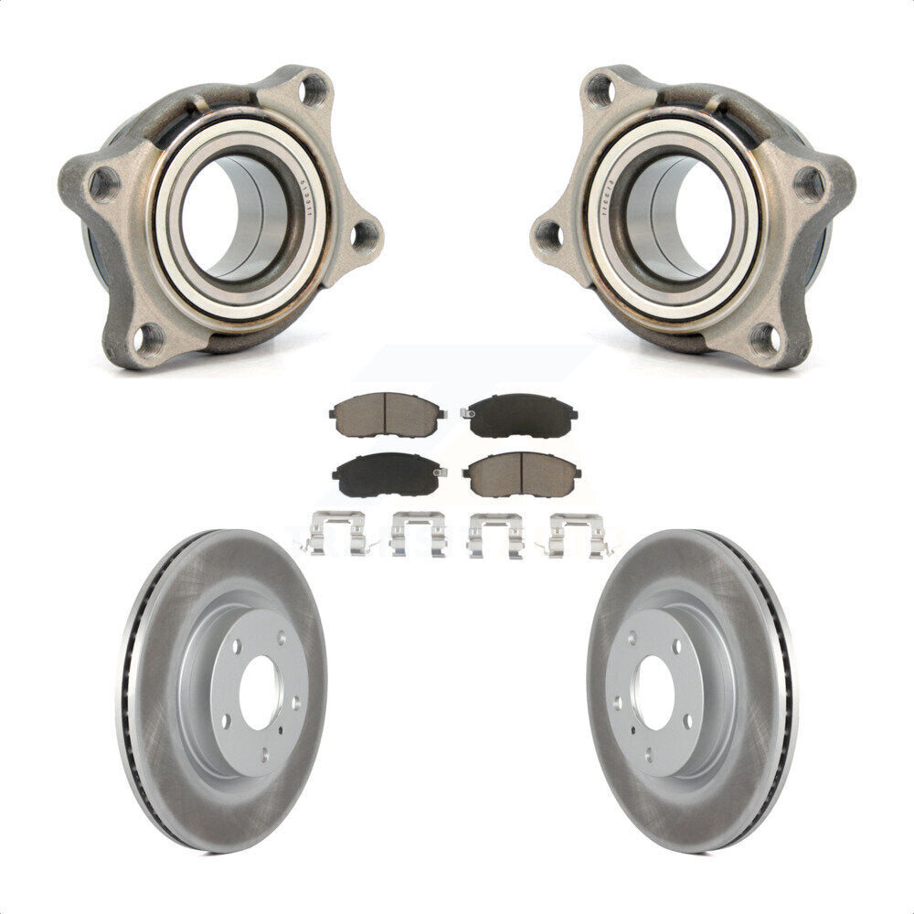 Kit de plaquettes de Rotor de frein, manteau de roulement de roue avant pour Module INFINITI G35 AWD