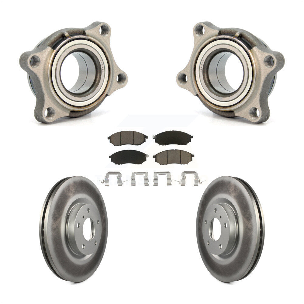 Kit de plaquettes de Rotor de frein, manteau de roulement de roue avant pour Module INFINITI G35 AWD