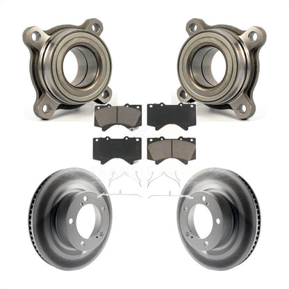 Kit de Rotor et de plaquettes de frein revêtus de roulement de roue avant, pour Toyota Tundra Sequoia Lexu