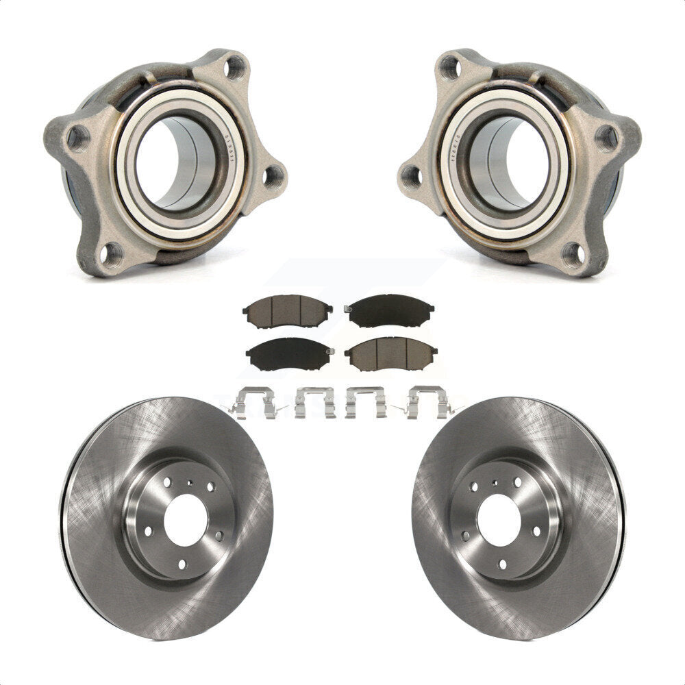 Kit de plaquettes de Rotor de frein, roulement de roue avant, pour Module INFINITI G35 AWD 2006
