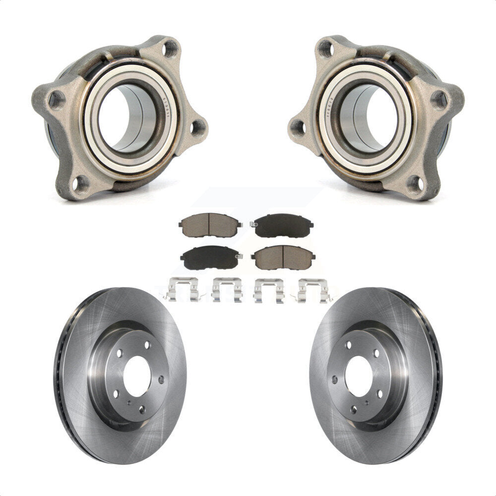 Kit de plaquettes de Rotor de frein, roulement de roue avant, pour Module INFINITI G35 AWD 2005