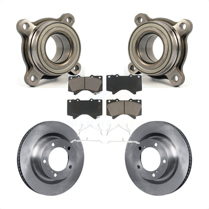 Kit de Rotor et plaquettes de frein de roulement de roue avant, pour Toyota Tundra Sequoia Lexus LX57