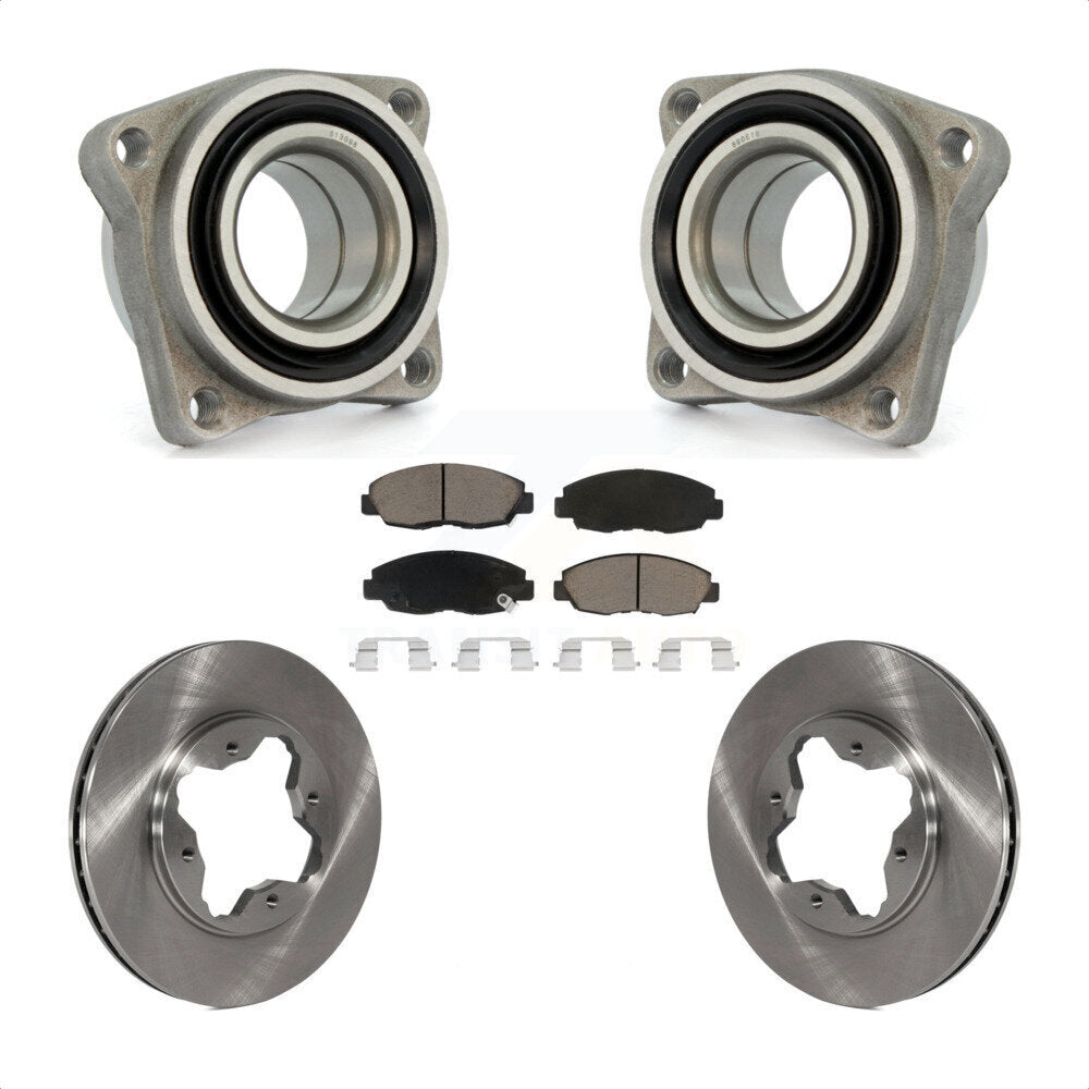 Kit de plaquettes de Rotor de frein à disque, ensemble de roulements de roue avant pour Honda Accord Acura C
