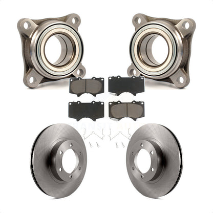 Kit de plaquettes de Rotor de frein, ensemble de roulements de roue avant, pour Toyota 4Runner Lexus GX47