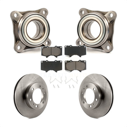Kit de Rotor et de plaquettes de frein, roulement de roue avant, pour Toyota Tacoma 4Runner FJ Cruise