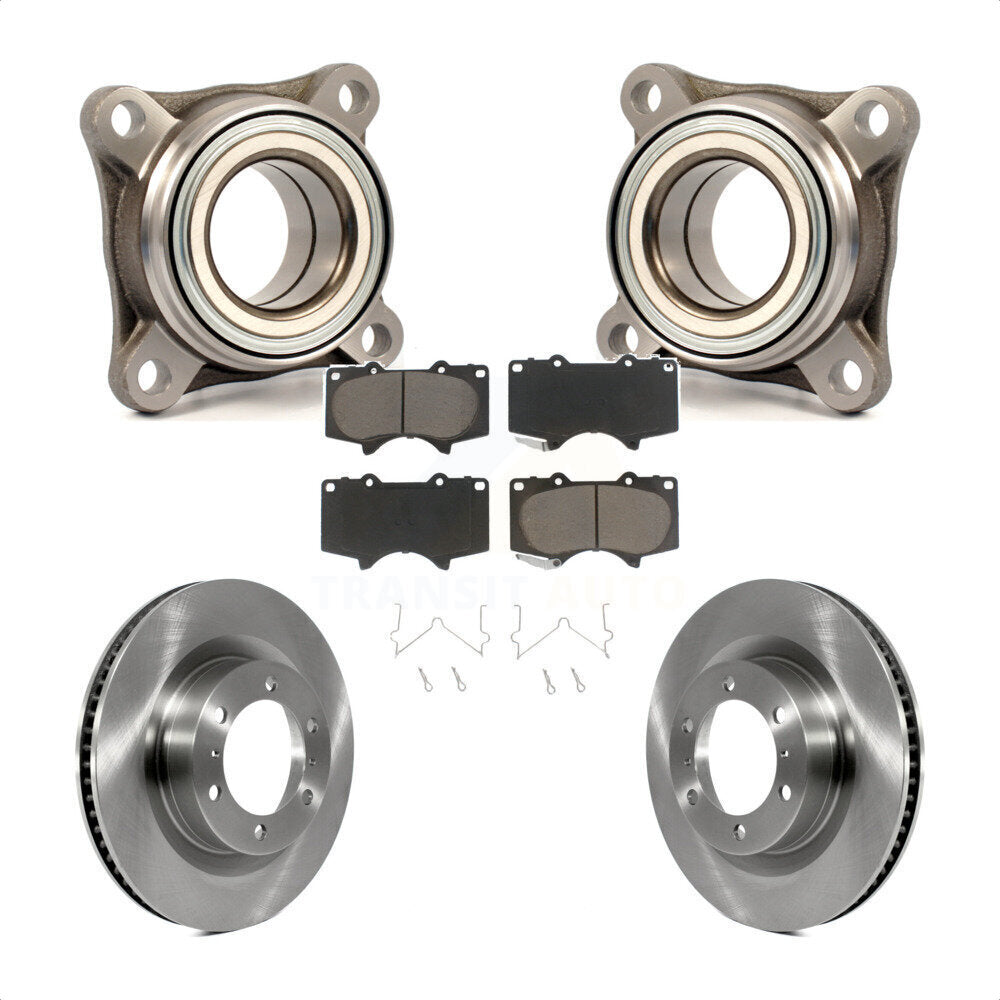 Kit de plaquettes de Rotor de frein, roulement de roue avant, pour Toyota 4Runner Lexus GX46 2010 – 2023