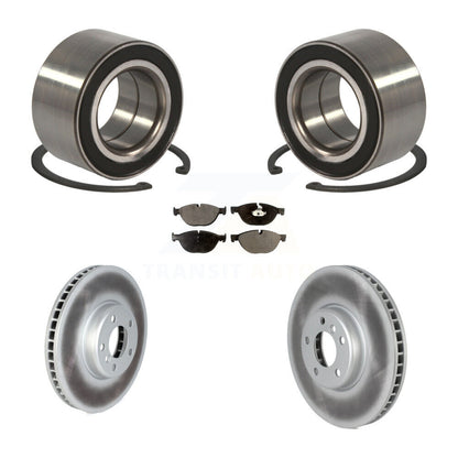 Kit de rotors et plaquettes de frein à disque enduits de roulement de roue avant pour BMW 650i 2012