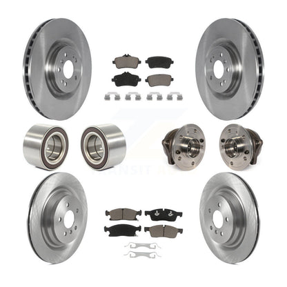 Kit de Rotor de frein et de patins de roulement de moyeu avant et arrière (10 pièces) pour Mercedes-Benz GL35