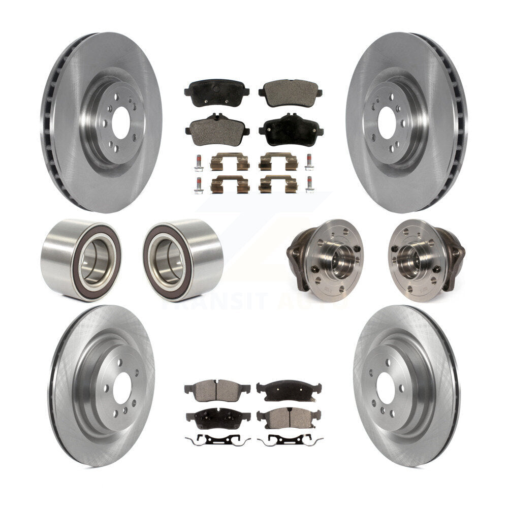 Kit de Rotor de frein et de patins de roulement de moyeu avant et arrière (10 pièces) pour Mercedes-Benz GL35