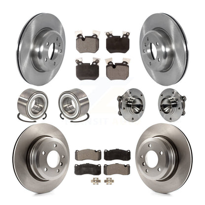 Kit de Rotor de frein à disque et de patins de roulement de moyeu avant et arrière (10 pièces) pour BMW 135i 135i