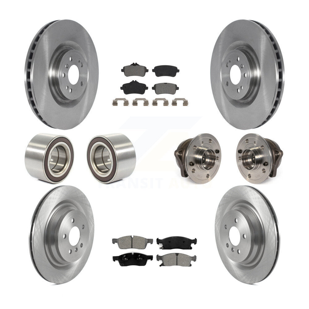 Kit de Rotor de frein et de patins de roulement de moyeu avant et arrière (10 pièces) pour Mercedes-Benz GL35