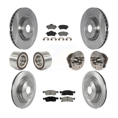 Kit de Rotor de frein et de patins de roulement de moyeu avant et arrière (10 pièces) pour Mercedes-Benz GL35