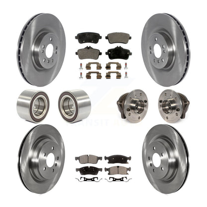 Kit de chaussures de plaquettes de Rotor de frein, roulement de moyeu avant et arrière (10 pièces) pour Mercedes-Benz GLE40