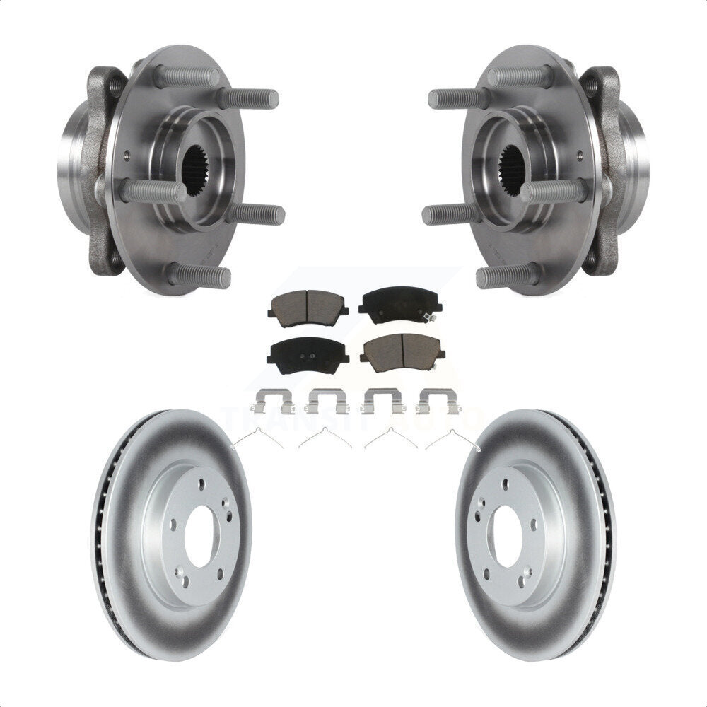Kit de plaquettes de rotor de frein, roulement de moyeu avant, pour Hyundai Ioniq Kia Nir 2017 – 2022