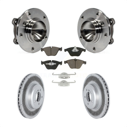 Kit de plaquettes de Rotor de frein enduit de roulement de moyeu avant, pour BMW 335i cabriolet/coupé 2012