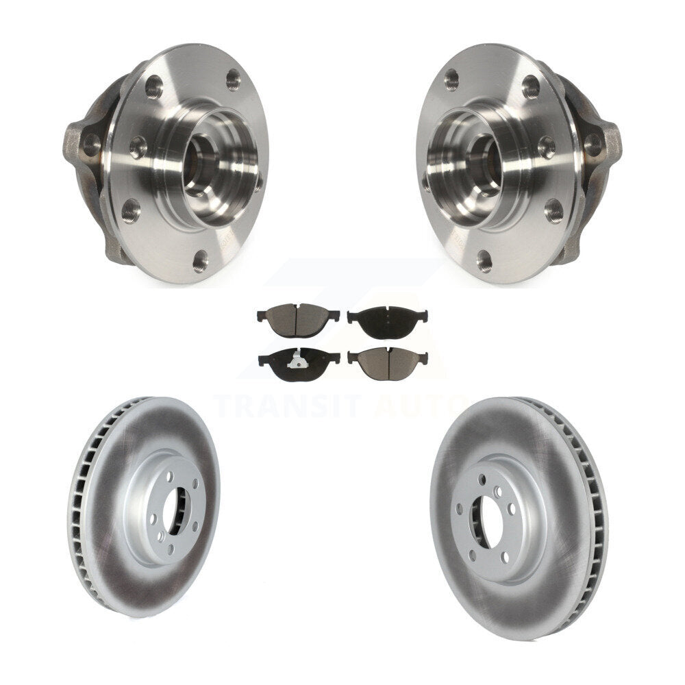 Kit de plaquettes de Rotor de frein enduit de roulement de moyeu avant, pour BMW 550i xDrive 650i Gran Coup