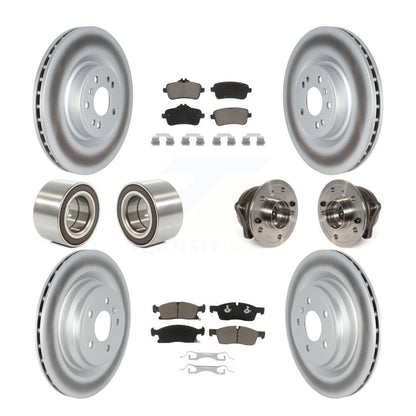 Kit de chaussures de plaquettes de Rotor de frein enduites de roulement de moyeu avant et arrière pour Mercedes-Benz GLE40
