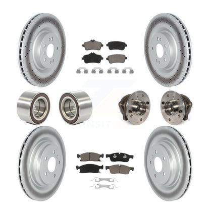 Kit de chaussures de plaquettes de Rotor de frein enduites de roulement de moyeu avant et arrière pour Mercedes-Benz GLE40