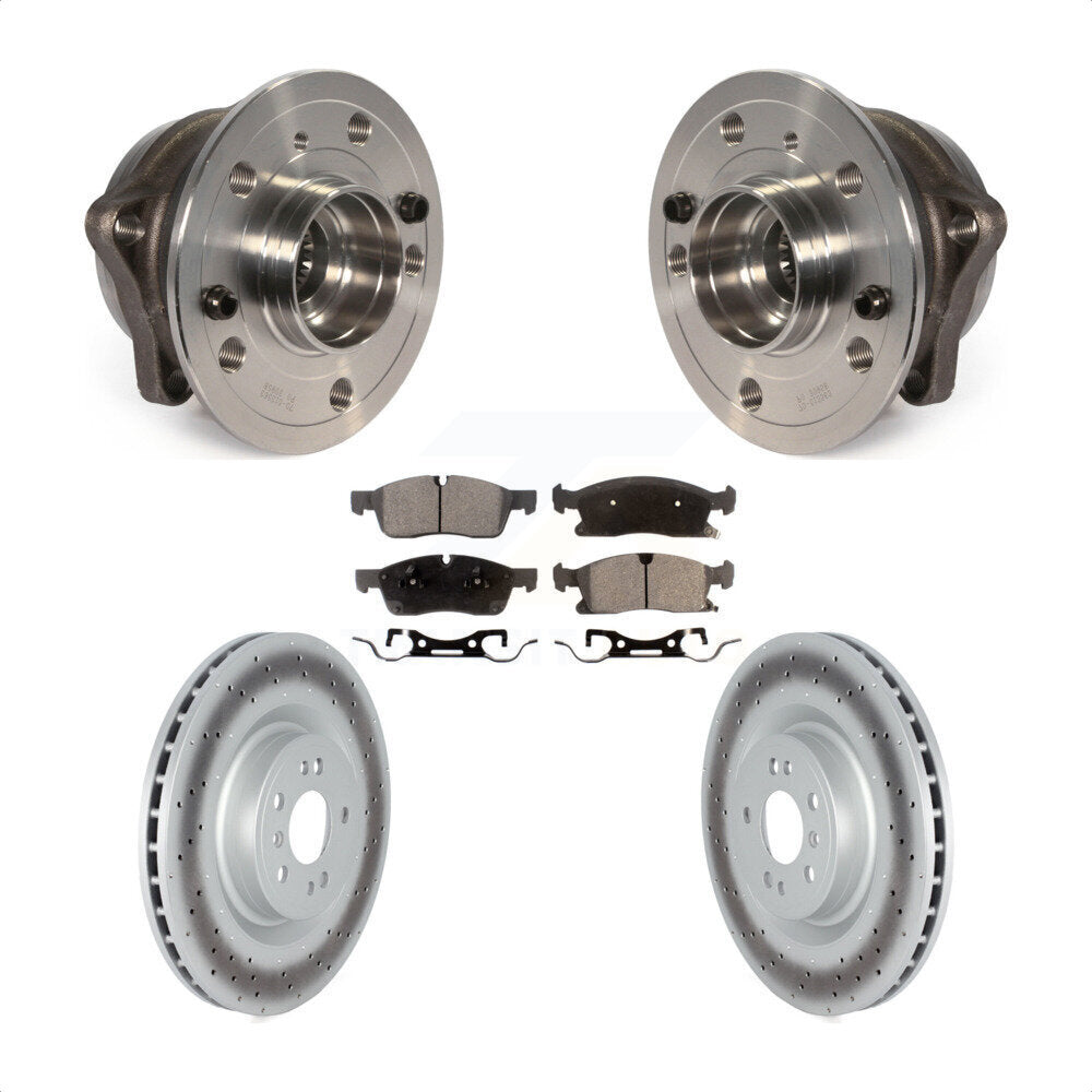 Kit de plaquettes de Rotor de frein, roulement de moyeu avant, pour Mercedes-Benz ML350 GLE350 GLE40