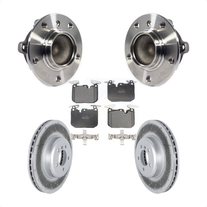 Kit de plaquettes de Rotor de frein enduit de roulement de moyeu avant, pour BMW 335i 435i M240i 340i 440i