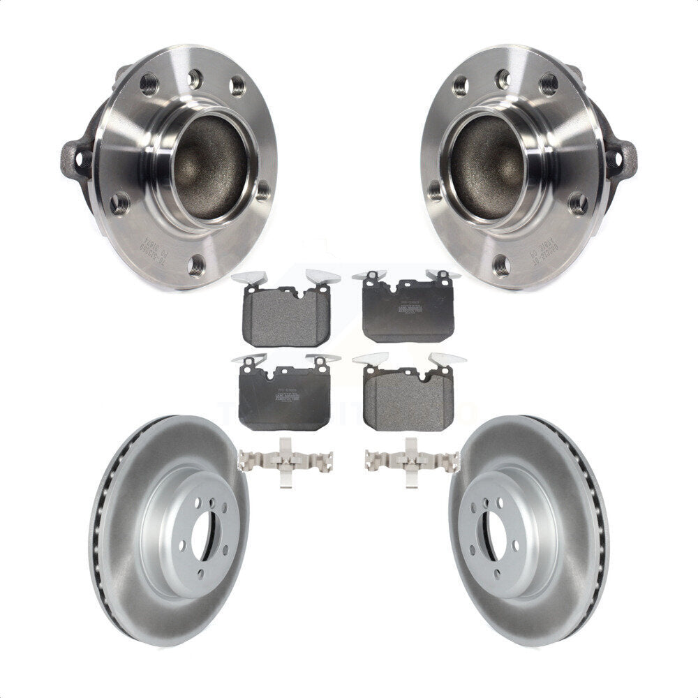 Kit de plaquettes de Rotor de frein enduit de roulement de moyeu avant, pour BMW 335i 435i M240i 340i 440i