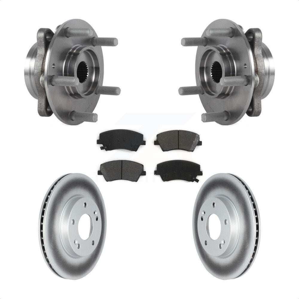 Kit de plaquettes de rotor de frein, roulement de moyeu avant, pour Hyundai Ioniq Kia Nir 2017 – 2022