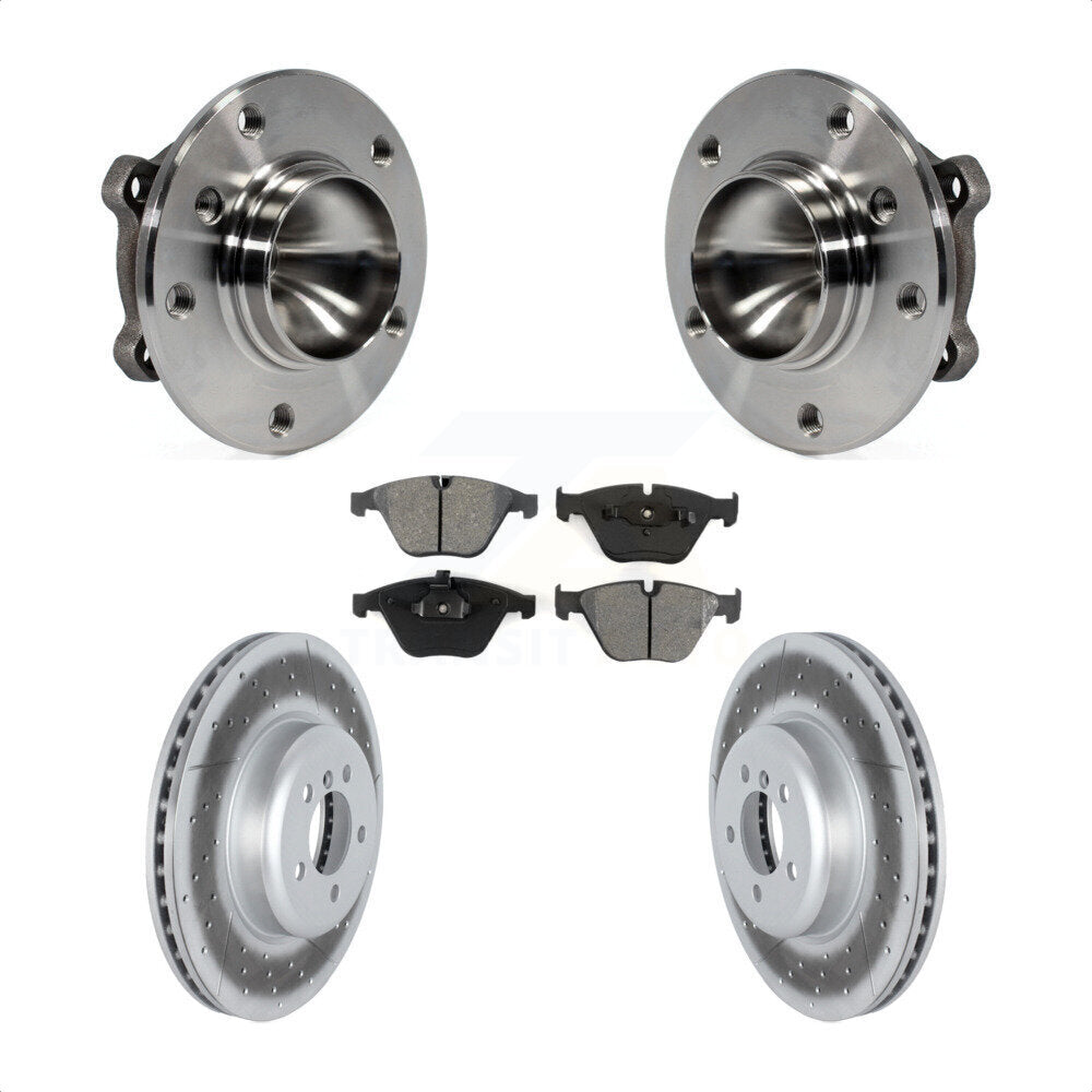 Kit de plaquettes de Rotor de frein enduit de roulement de moyeu avant, pour BMW 335i cabriolet/coupé 2012