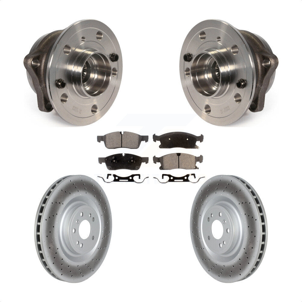 Kit de plaquettes de Rotor de frein, roulement de moyeu avant, pour Mercedes-Benz ML350 GL350 GLS45