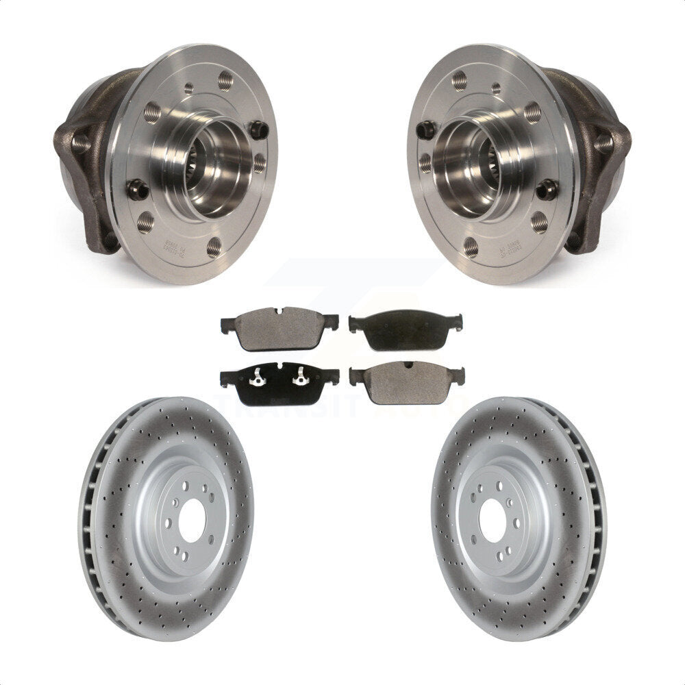 Kit de Rotor et de plaquettes de frein enduits de roulement de moyeu avant, pour Mercedes-Benz ML550 GLE550