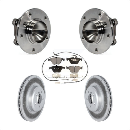 Kit de plaquettes de Rotor de frein enduit de roulement de moyeu avant, pour BMW 335i cabriolet/coupé 2012