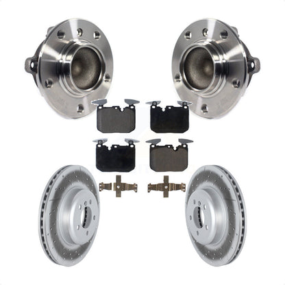 Kit de plaquettes de Rotor de frein enduit de roulement de moyeu avant, pour BMW 335i 435i M240i 340i 440i