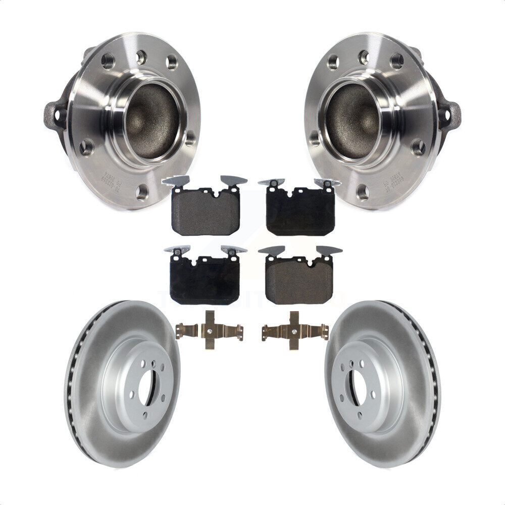 Kit de plaquettes de Rotor de frein enduit de roulement de moyeu avant, pour BMW 335i 435i M240i 340i 440i