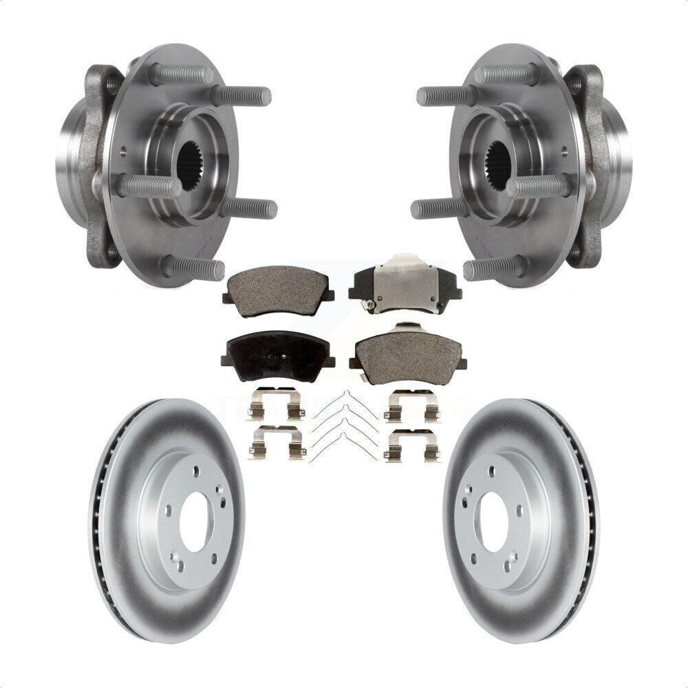 Kit de plaquettes de rotor de frein, roulement de moyeu avant, pour Hyundai Ioniq Kia Nir 2017 – 2022