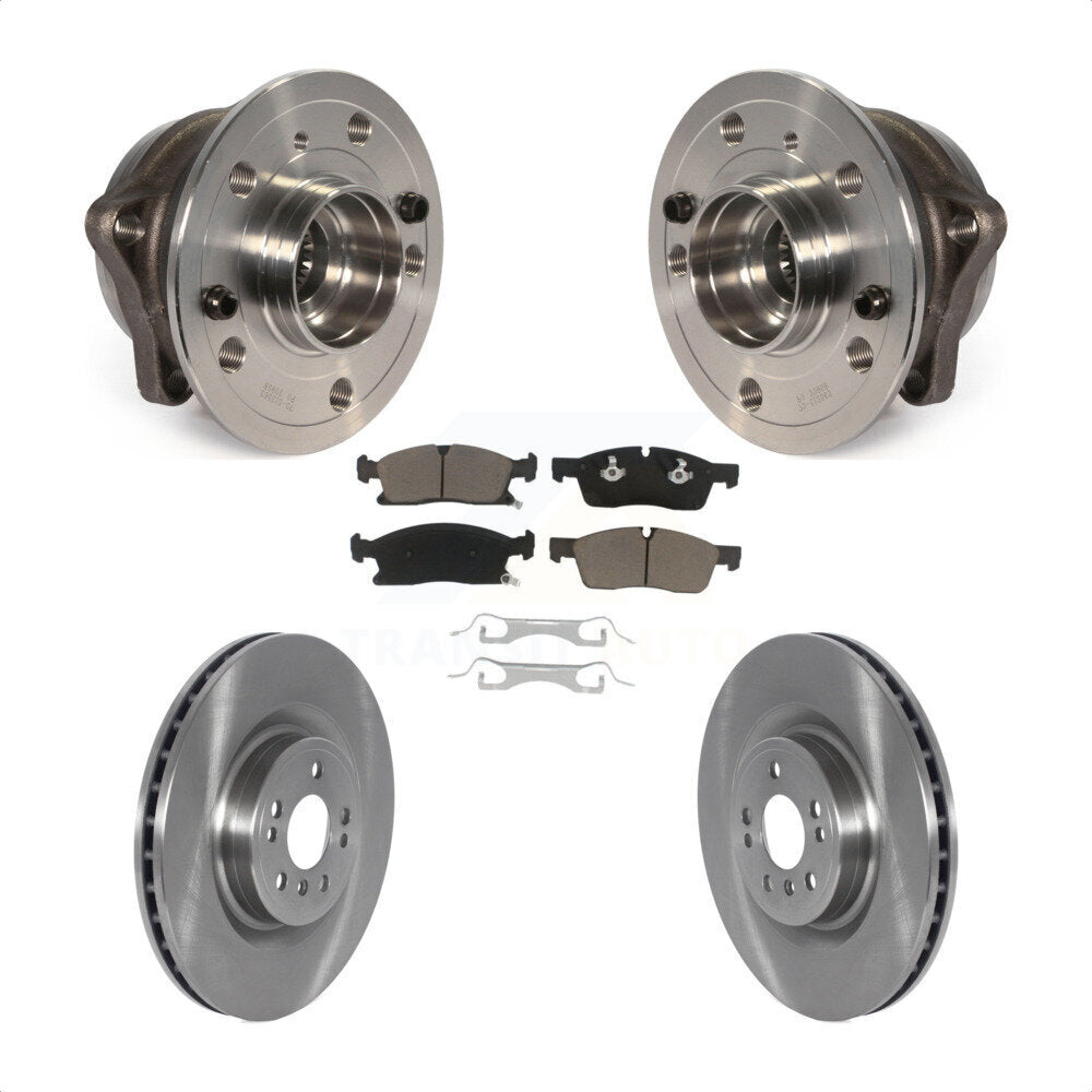 Kit de plaquettes de Rotor de frein à disque, roulement de moyeu avant, pour Mercedes-Benz ML350 GLE350 GLE40