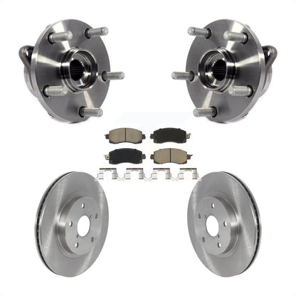 Ensemble de roulements de moyeu avant, Rotors et plaquettes de frein à disque pour Subaru Forester