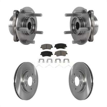 Kit de plaquettes de Rotor de frein à disque, roulement de moyeu avant, pour Hyundai Ioniq Kia Nir 2017 – 2022