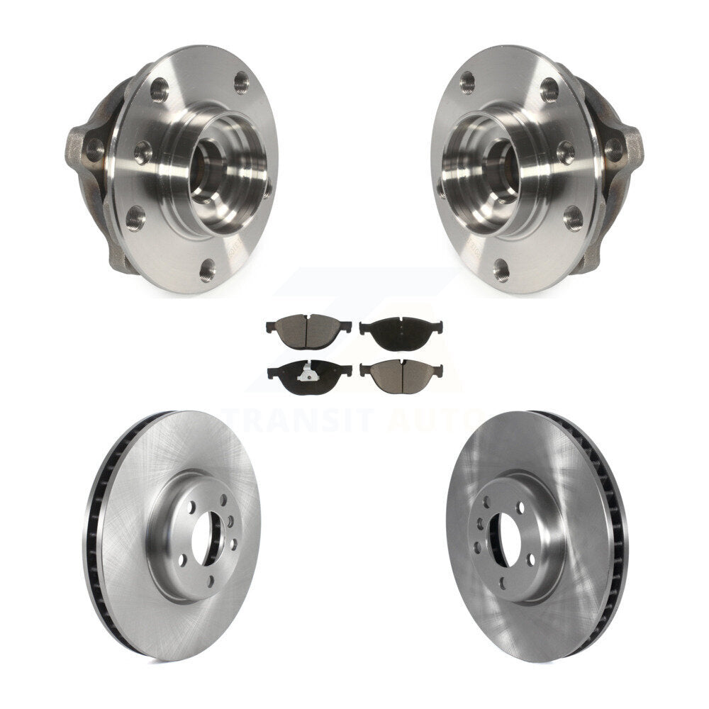 Kit de Rotor et de plaquettes de frein, roulement de moyeu avant, pour BMW 550i xDrive 650i Gran Coupé 535