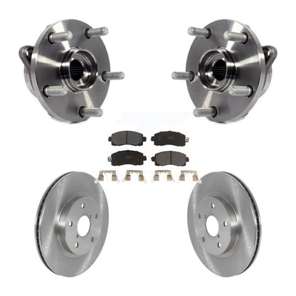 Ensemble de roulements de moyeu avant, Rotors et plaquettes de frein à disque pour Subaru Forester