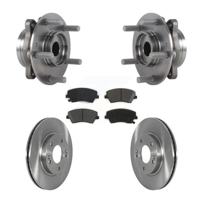 Kit de plaquettes de Rotor de frein à disque, roulement de moyeu avant, pour Hyundai Ioniq Kia Nir 2017 – 2022