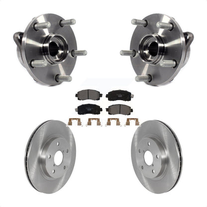 Ensemble de roulements de moyeu avant, Rotors et plaquettes de frein à disque pour Subaru Forester