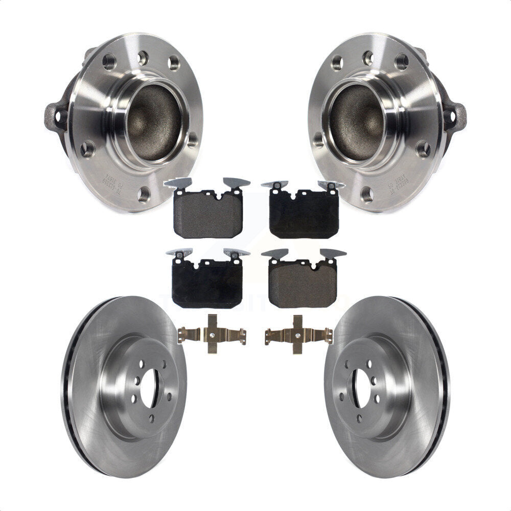 Kit de Rotor et de plaquettes de frein, roulement de moyeu avant, pour BMW 335i 435i M240i 340i 440i 3 Gra