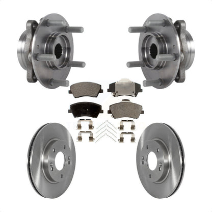 Kit de plaquettes de Rotor de frein à disque, roulement de moyeu avant, pour Hyundai Ioniq Kia Nir 2017 – 2022