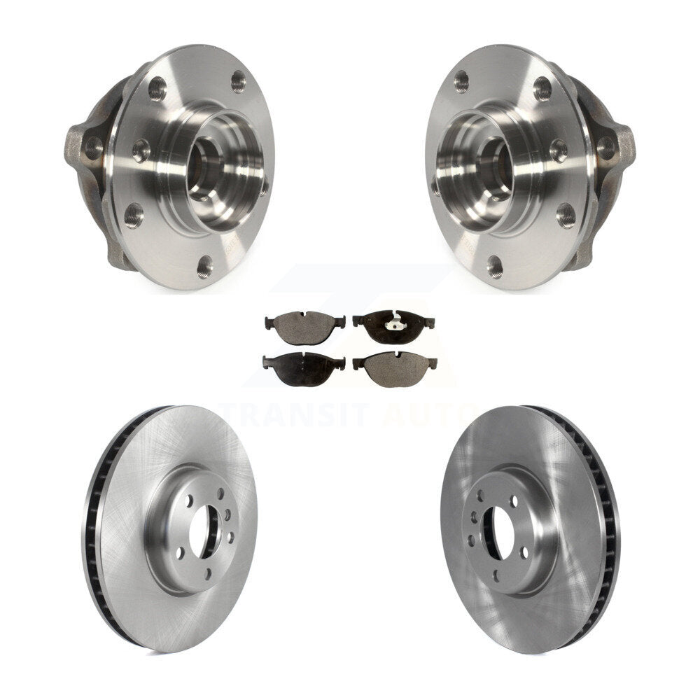 Kit de Rotor et de plaquettes de frein, roulement de moyeu avant, pour BMW 550i xDrive 650i Gran Coupé 535